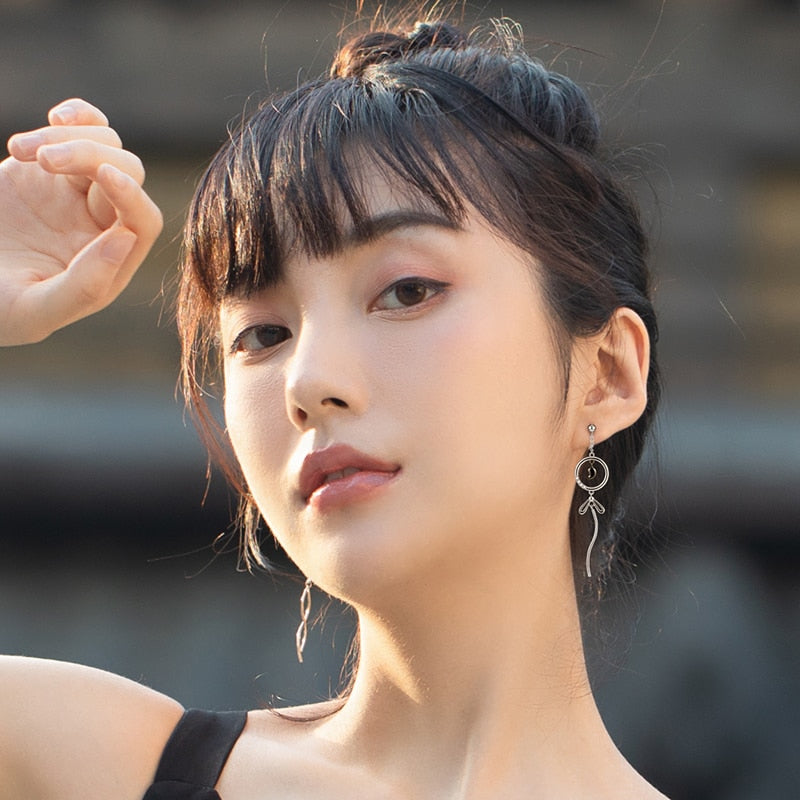 Thaya Real S925 Sterling Silver Earring Cute Fox Earring Dangle Japanese Style For Women Silver Earring Fashion Fine Jewelry