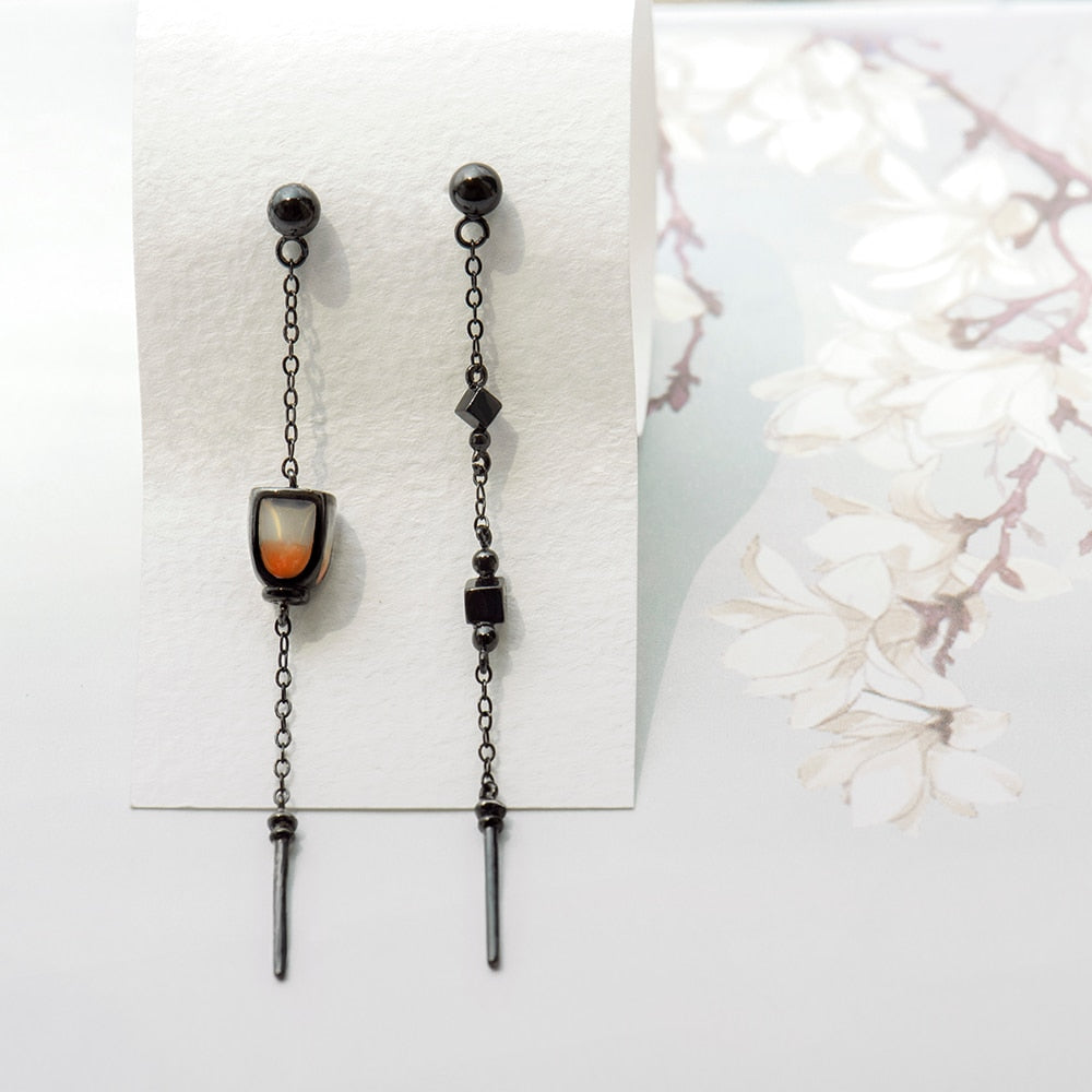 Thaya Vintage Pendant Earrings Pearl Lantern Drop Earrings Handmade S925 Sterling Silver Women Earring Studs Female Fine Jewelry