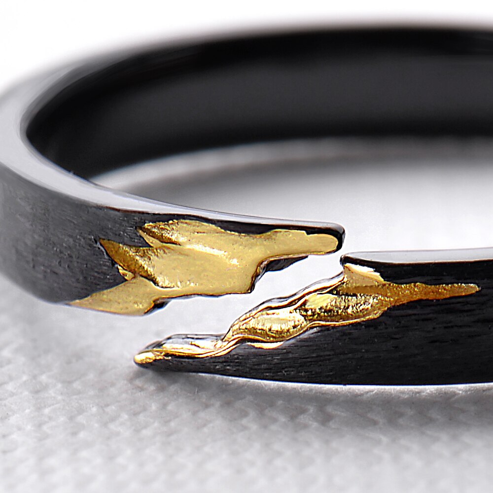 Thaya 100% S925 Sterling Silver Ring Vintage Adjustable Ring For Women Handmade Rings For Christmas Party Fashion Fine Jewelry