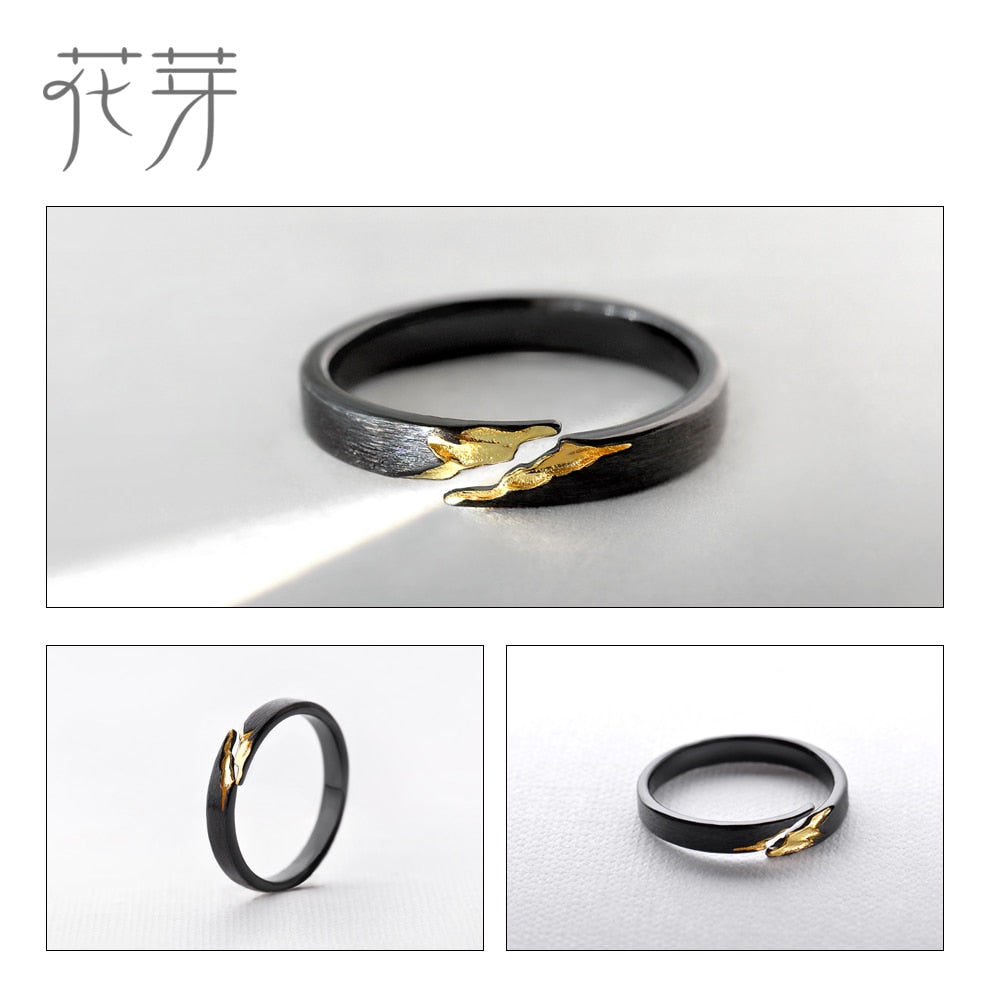 Thaya 100% S925 Sterling Silver Ring Vintage Adjustable Ring For Women Handmade Rings For Christmas Party Fashion Fine Jewelry