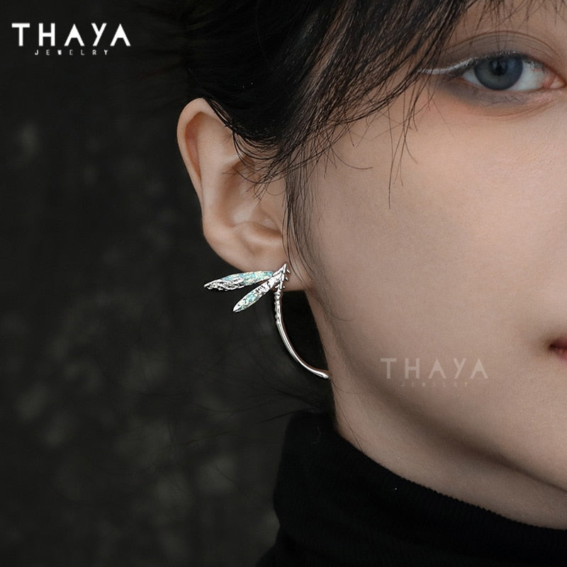 Thaya Silver Plated Women Earrings Original Design Dangle Earrings Animals Earring For Women Party Fine Jewelry Birthday Gift
