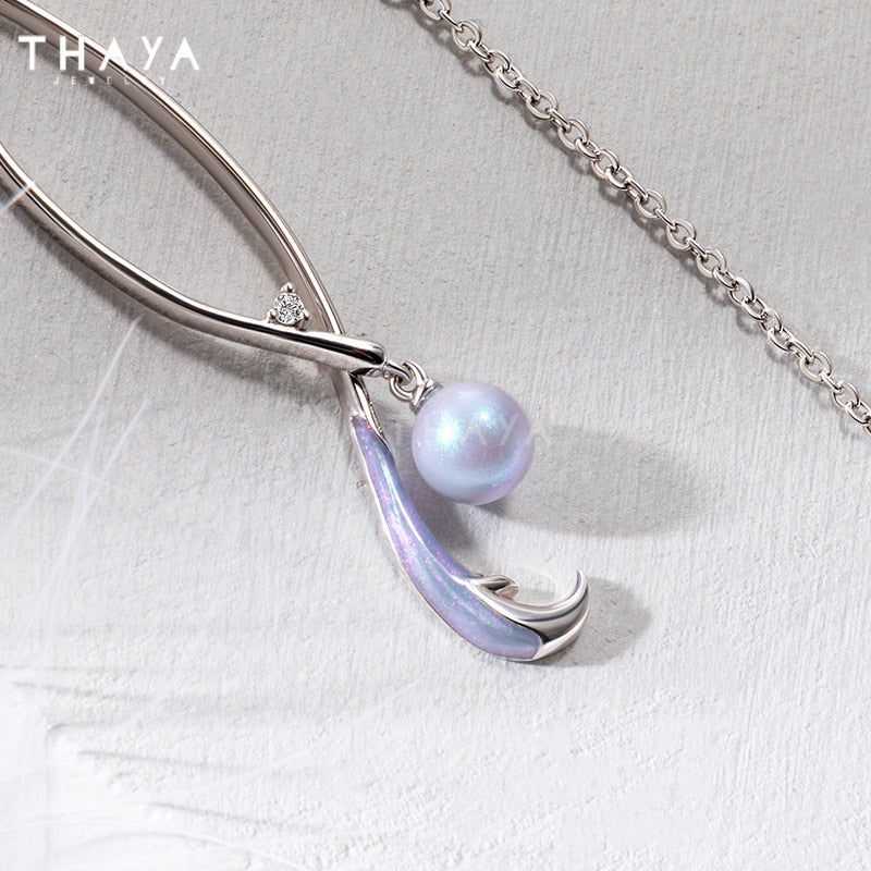 Thaya Original Design Fox Animals Women Earrings 2022 New Trend Hanging Earrings For Women Silver Color Engagement Fine Jewelry