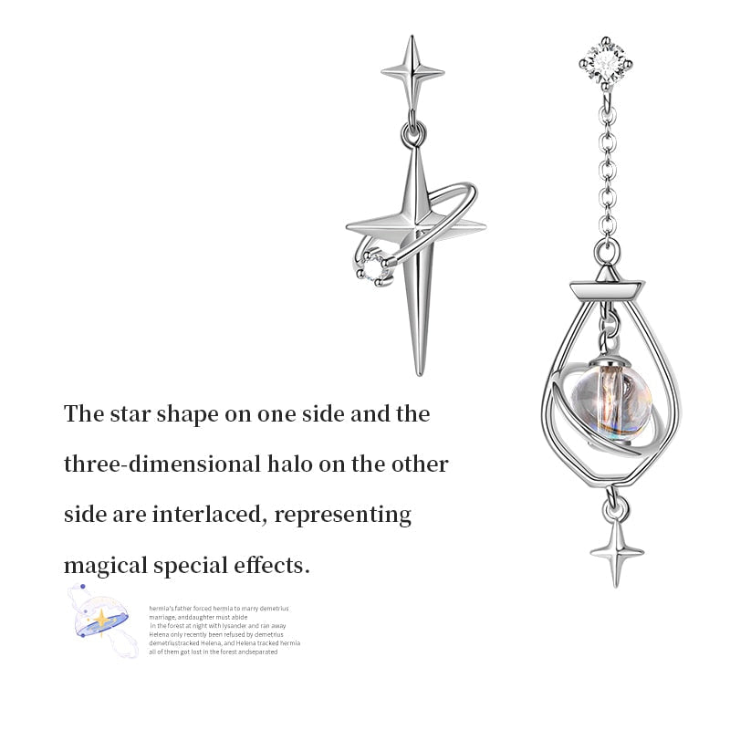 Thaya Fashion Women Drop Earrings Asymmetrical Hanging Earrings For Women 2023 Trending Silver Needle Engagement Fine Jewelry