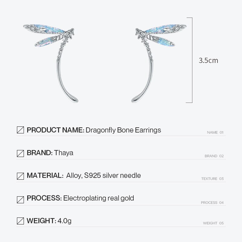 Thaya Silver Plated Women Earrings Original Design Dangle Earrings Animals Earring For Women Party Fine Jewelry Birthday Gift