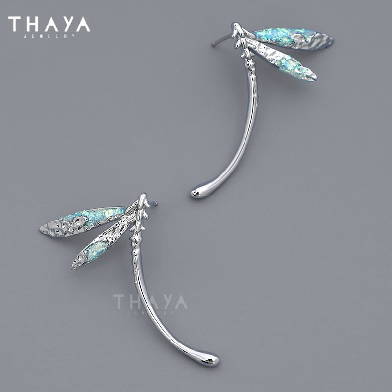 Thaya Silver Plated Women Earrings Original Design Dangle Earrings Animals Earring For Women Party Fine Jewelry Birthday Gift