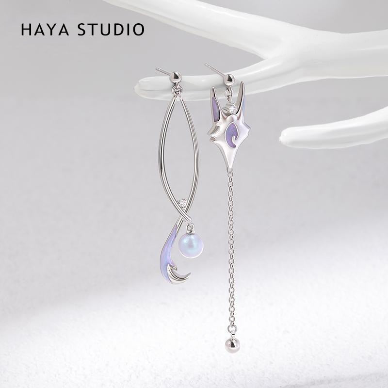 Thaya Original Design Fox Animals Women Earrings 2022 New Trend Hanging Earrings For Women Silver Color Engagement Fine Jewelry